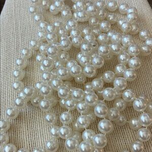 Vintage faux Pearl 80” approximate Necklace